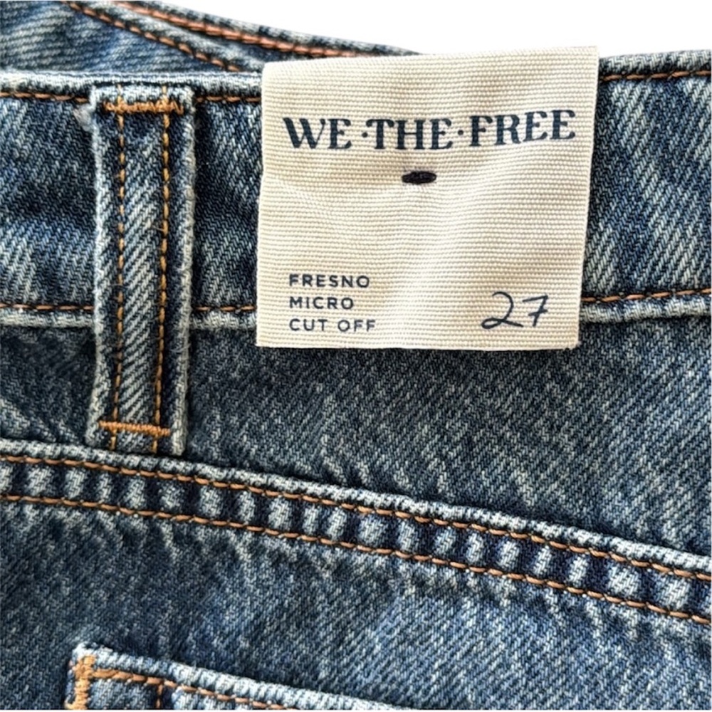 We The Free Denim Fresno Micro Cut Off Shorts - Picture 10 of 11